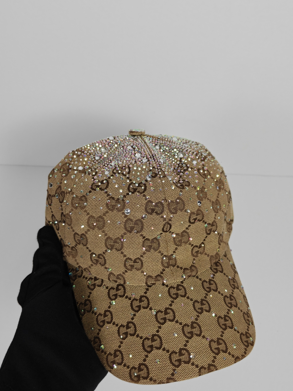 Gucci GG canvas baseball hat with crystals - Picture 4 of 7